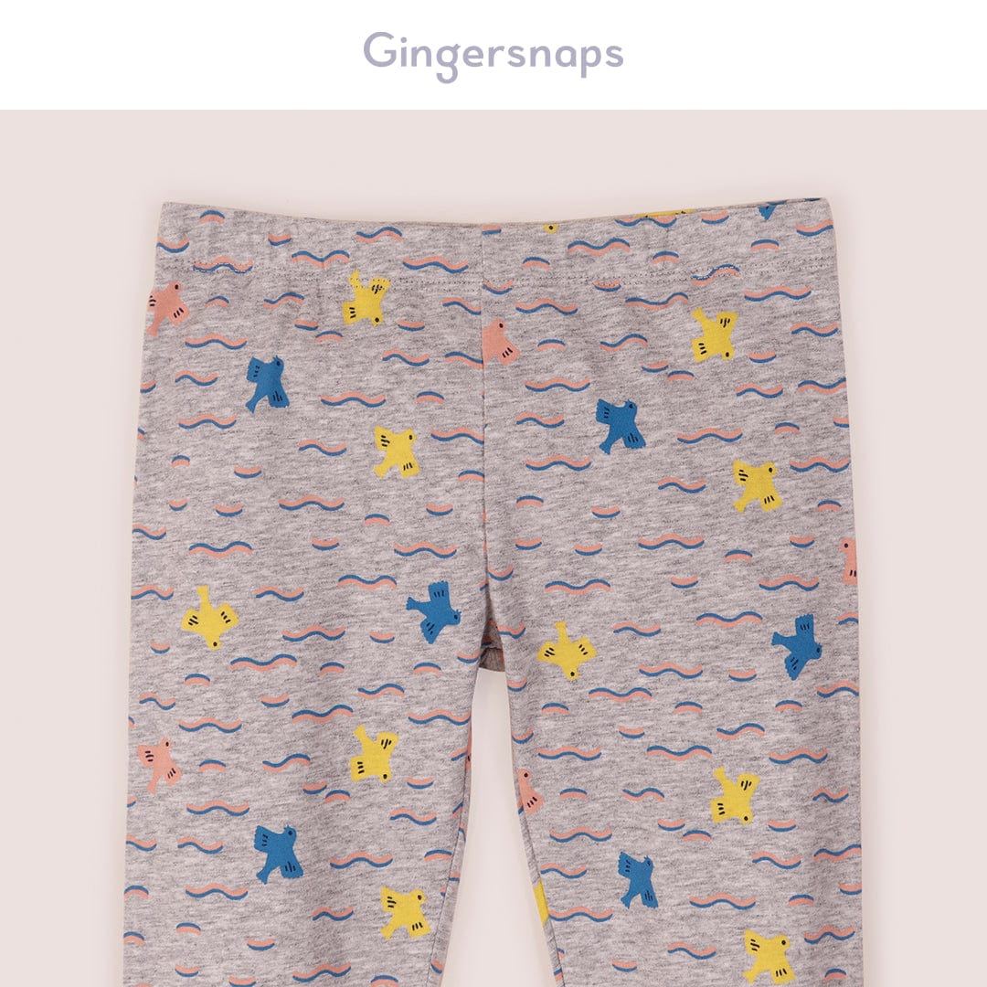 جينجرسنابس ليقنز بناتي منقوش متعدد الألوان