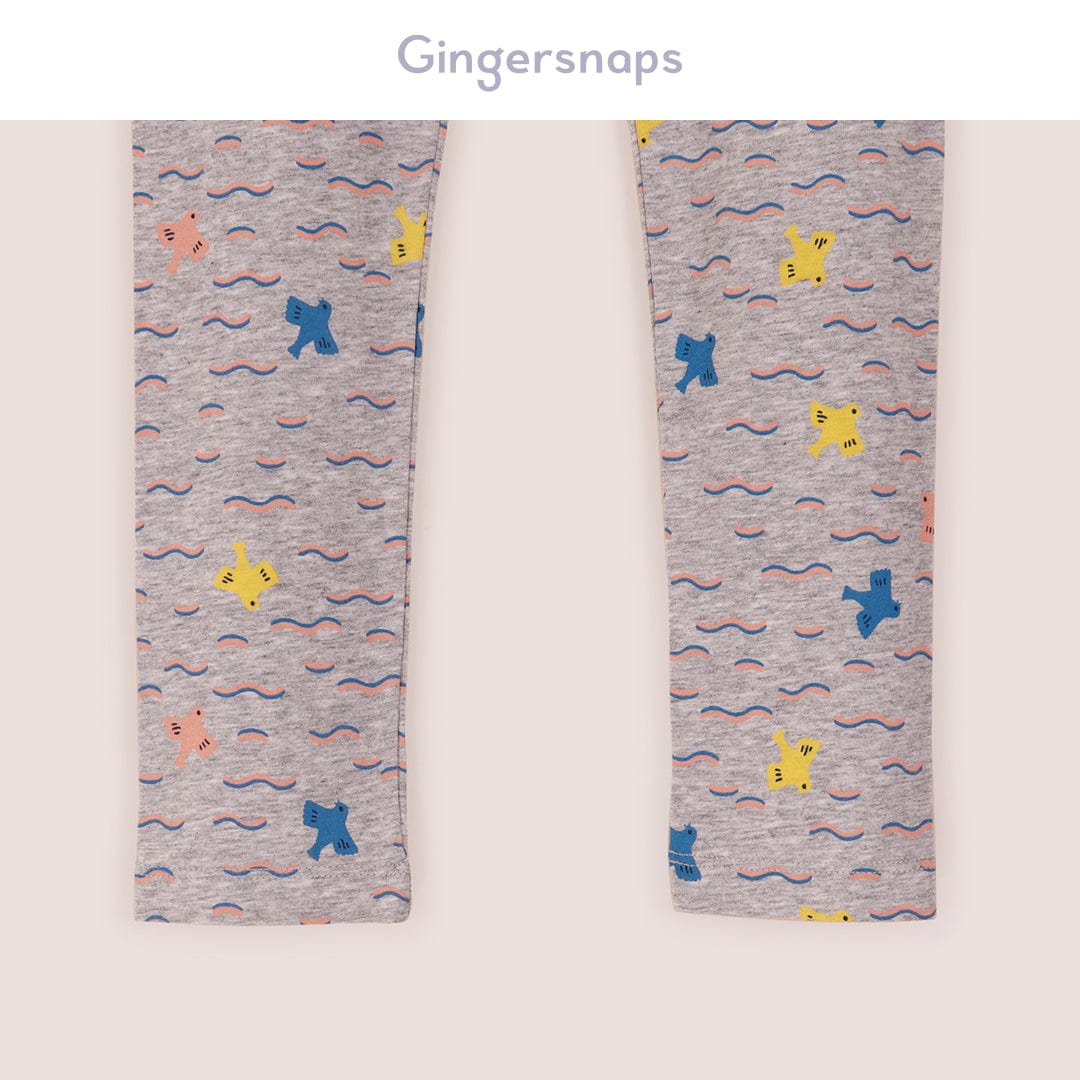 جينجرسنابس ليقنز بناتي منقوش متعدد الألوان