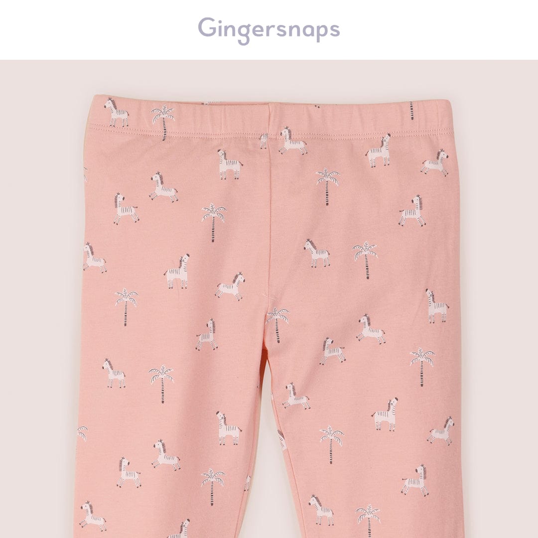 جينجرسنابس ليقنز بناتي بطبعة حصان أحمر بنفسجي