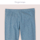 جينجرسنابس ليقنز بناتي بفيونكة من أسفل ازرق فاتح