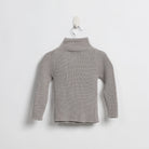 جينجرسنابس بلوفر بناتي مضفر رقبة مرتفعة رمادي