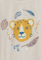 جينجرسنابس بلوفر اطفال بناتي مرسوم عليها نمر أصفر