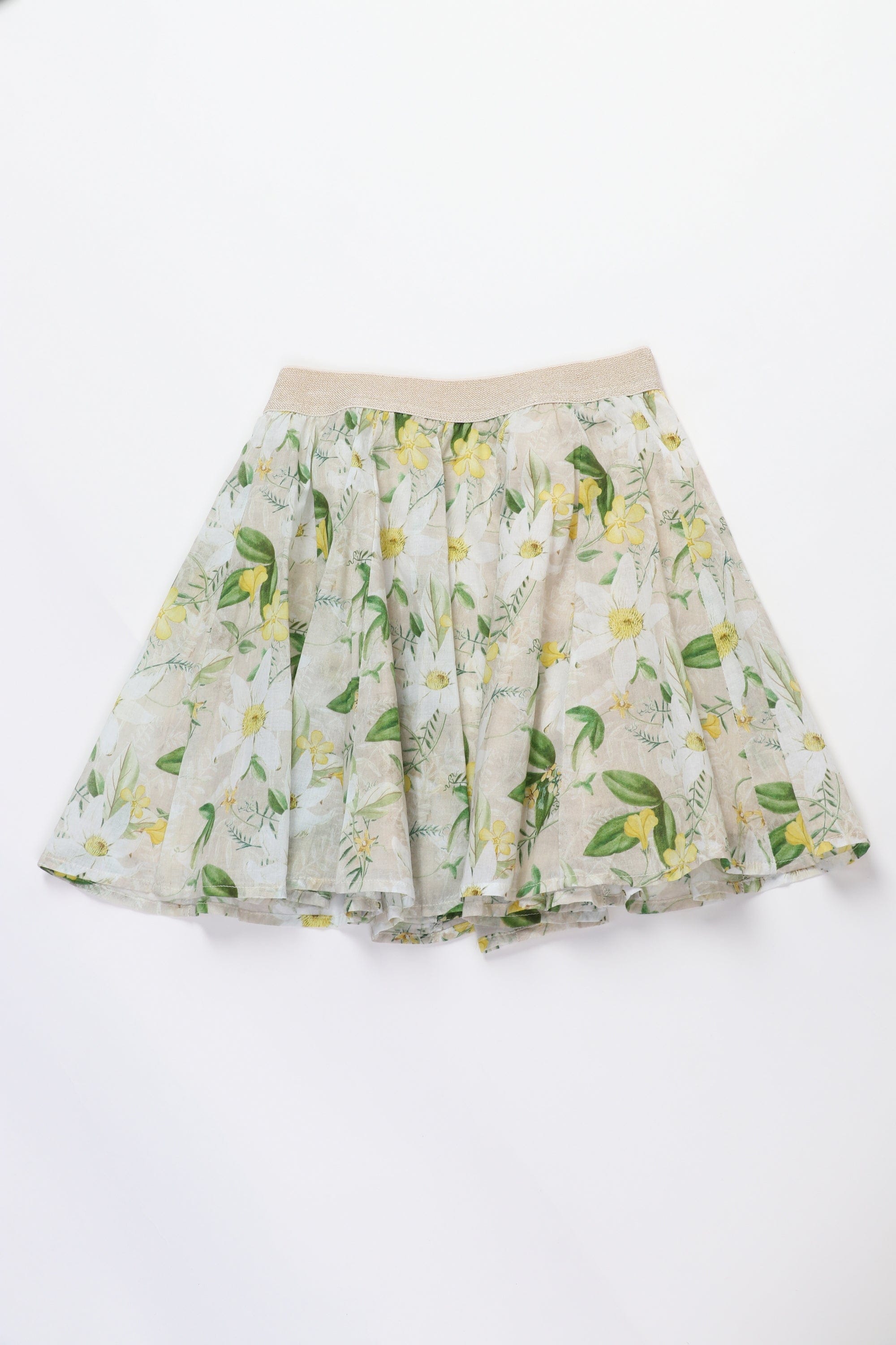 جينجرسنابس تنورة بناتي مشجرة كلوش متعدد الألوان