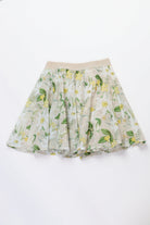 جينجرسنابس تنورة بناتي مشجرة كلوش متعدد الألوان