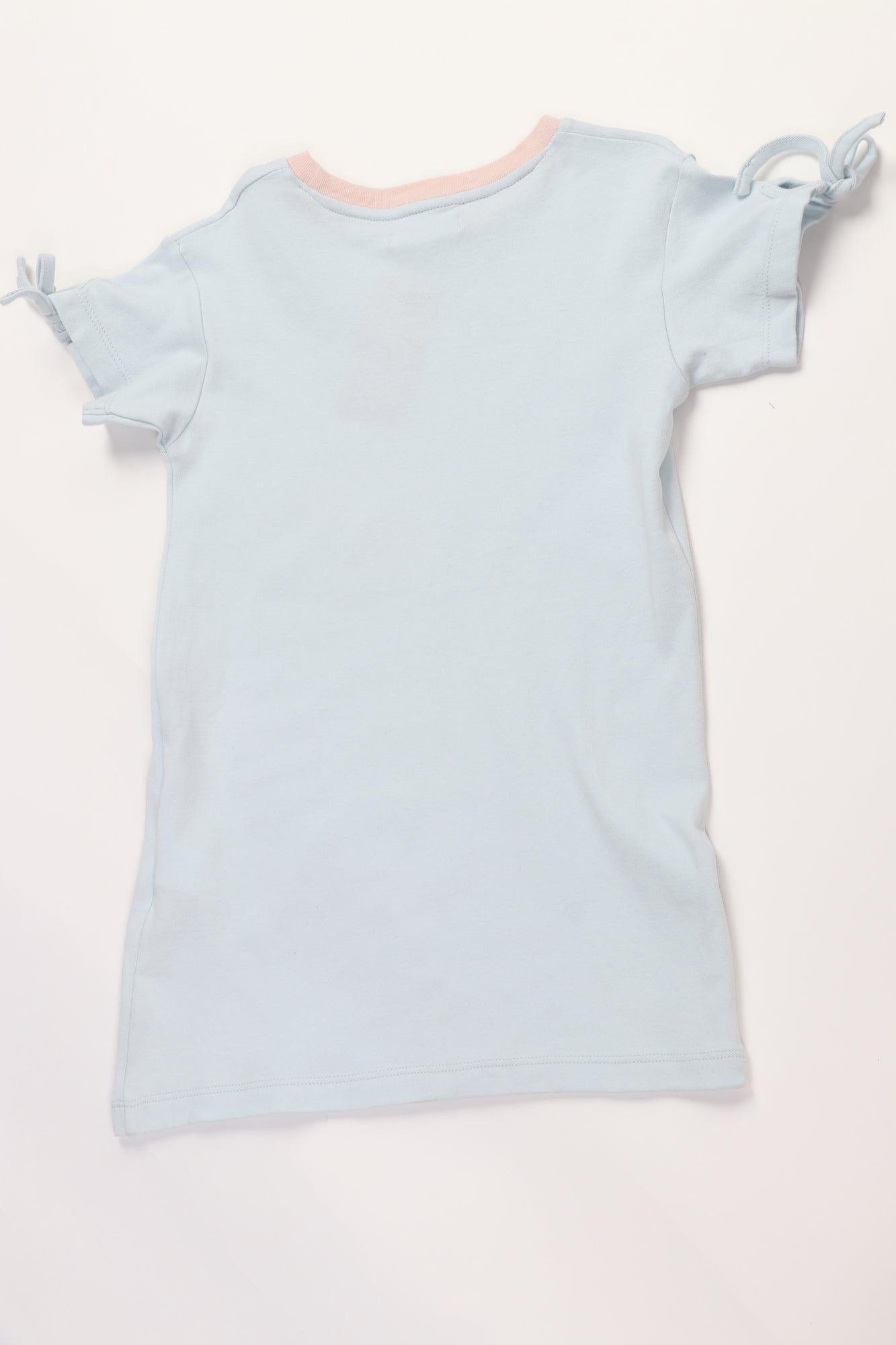 جينجرسنابس بيجامة مطبوعة نص كم بناتي بفيونكة أزرق