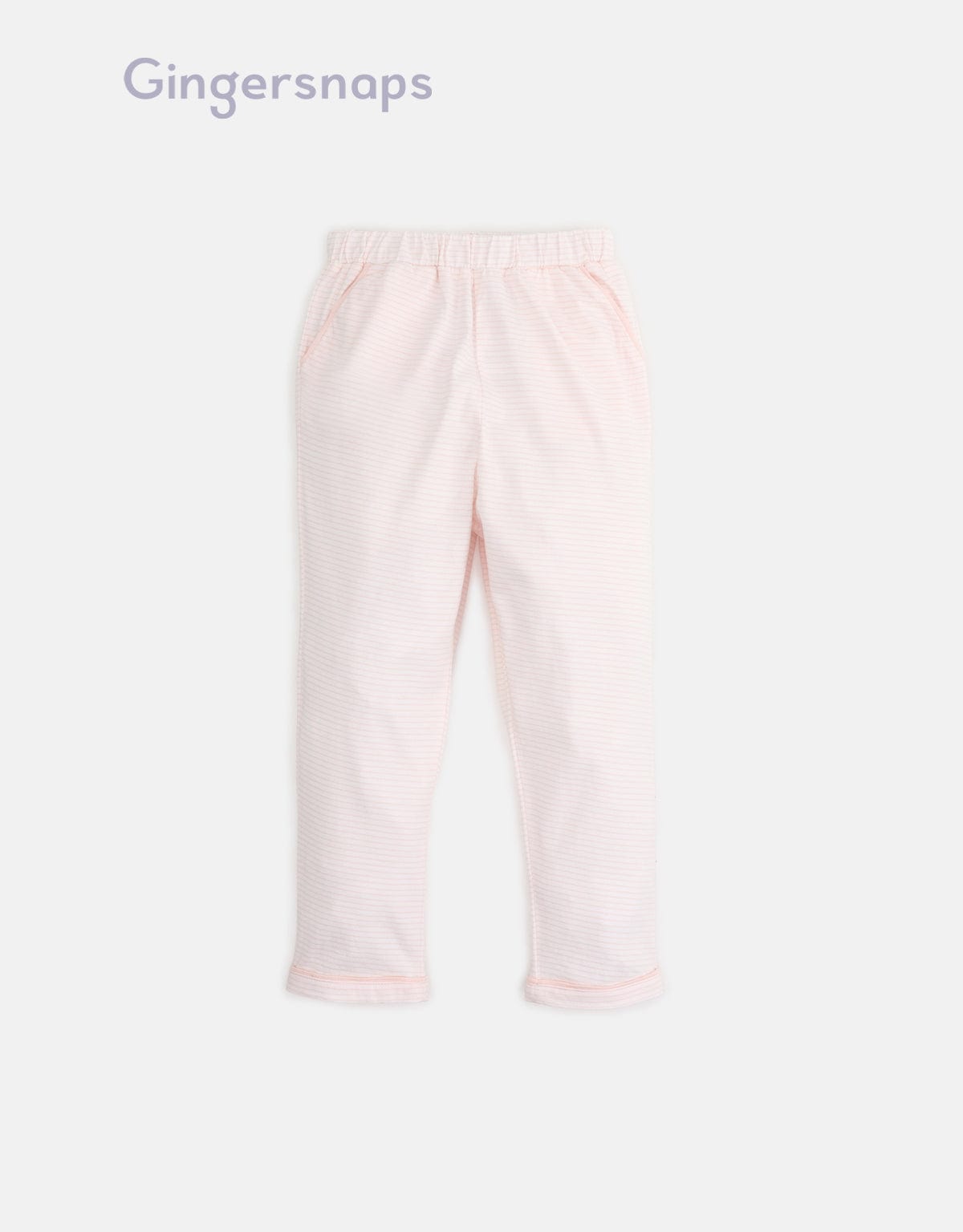 جينجرسنابس بيجامة بناتي تيشيرت مطبوع وبنطلون وردي