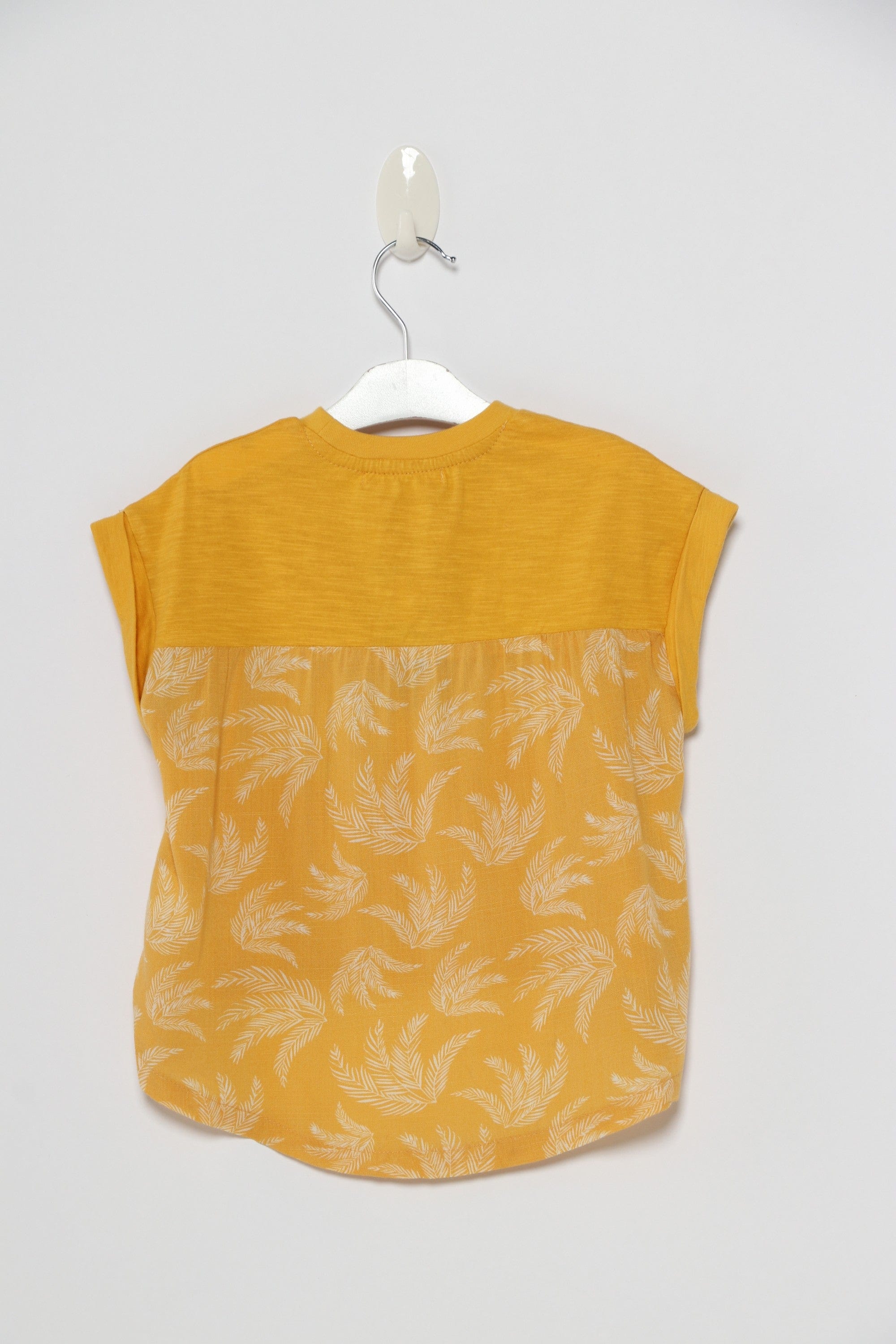 جينجرسنابس تي شيرت بناتي بطبعة طويل من الخلف بنفسجي