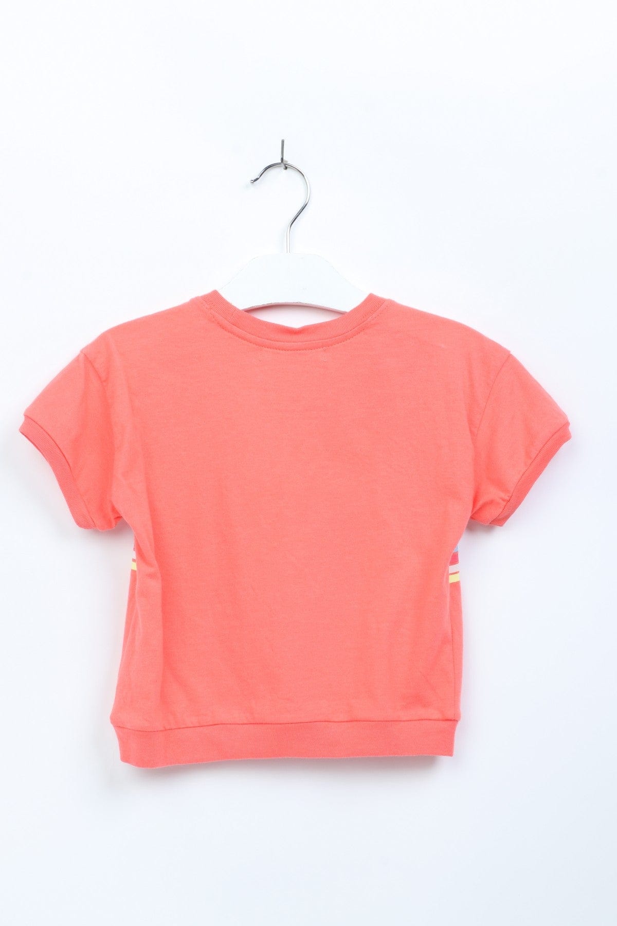 جينجرسنابس تيشيرت كم قصير بناتي أحمر بنفسجي