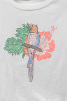 جينجرسنابس تي شيرت بناتي قصير بطبعة أمامية أوف وايت