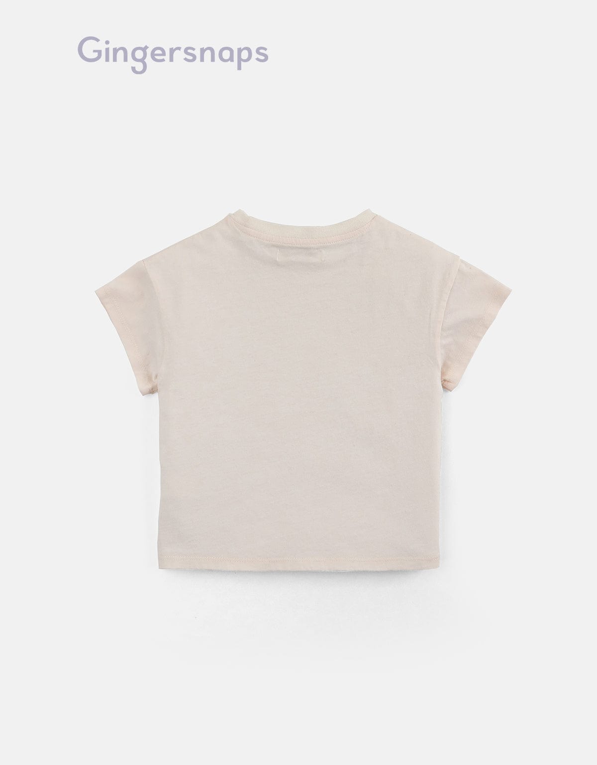 جينجرسنابس تيشيرت بنات بنمط كتابة أبيض