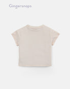 جينجرسنابس تيشيرت بنات بنمط كتابة أبيض