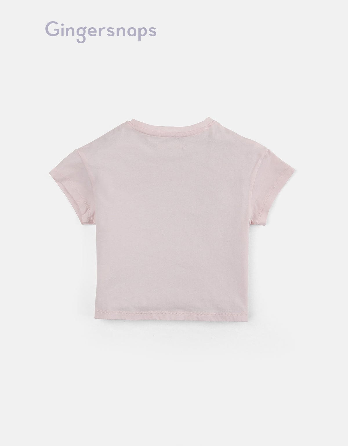 جينجرسنابس تي شيرت بناتي بطبعة شمس وردي