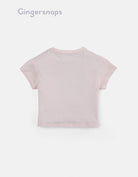 جينجرسنابس تي شيرت بناتي بطبعة شمس وردي