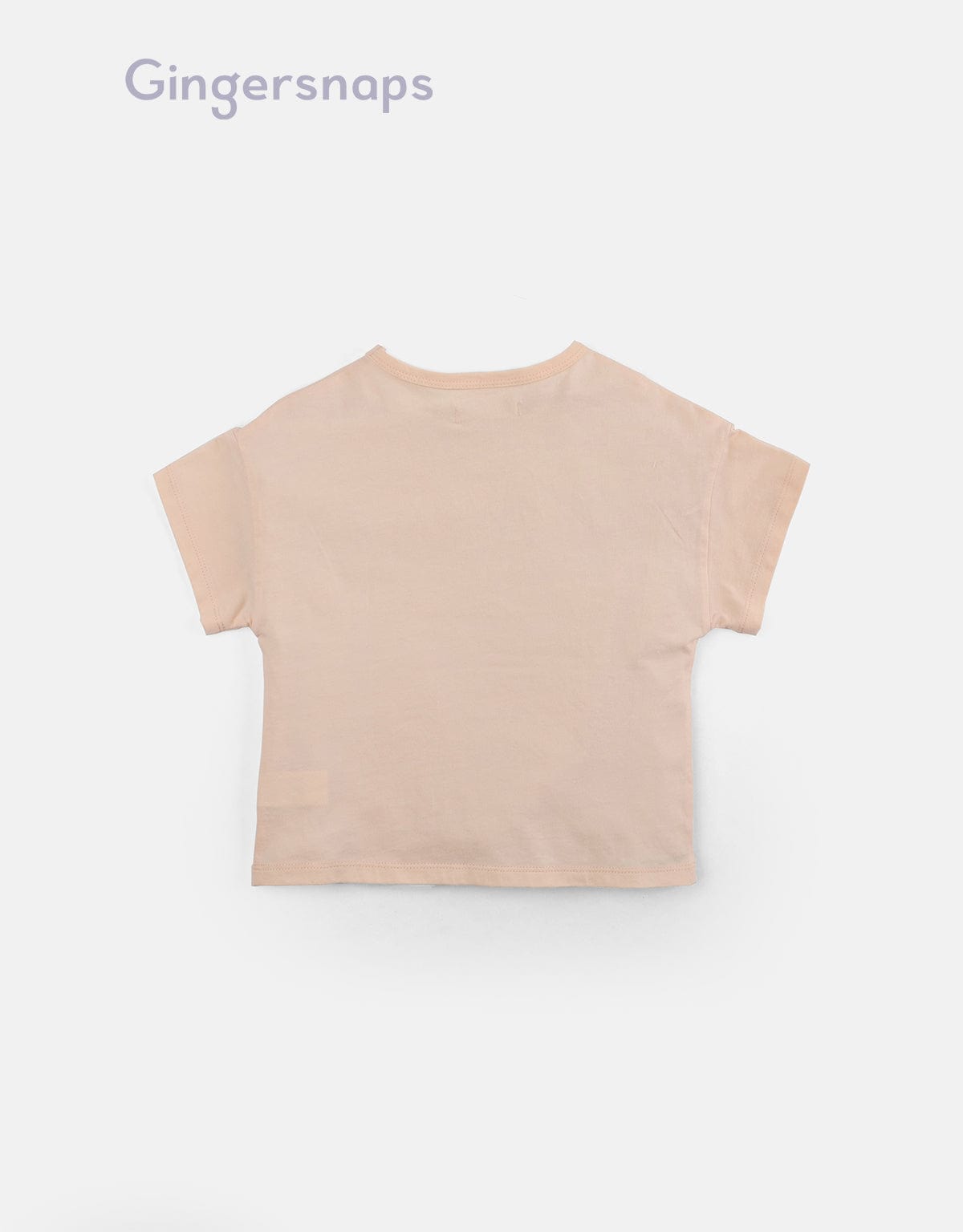 جينجرسنابس تي شيرت بنات بطبعة أيس كريم أحمر بنفسجي