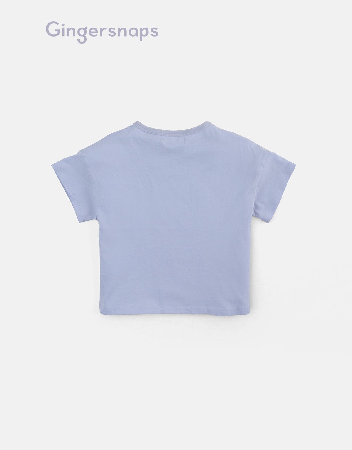 جينجرسنابس تي شيرت بنات بطبعة نظارة أزرق