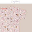 جينجرسنابس تي شيرت بناتي بنمط فواكة متعدد الألوان