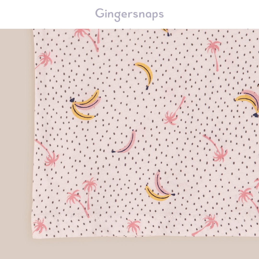 جينجرسنابس تي شيرت بناتي بنمط فواكة متعدد الألوان