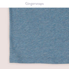 جينجرسنابس تي شيرت بناتي بطبعة كتابة أزرق فيروزي