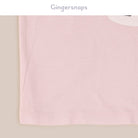 جينجرسنابس تي شيرت بناتي بطبعة حمار وحشي وردي فاتح