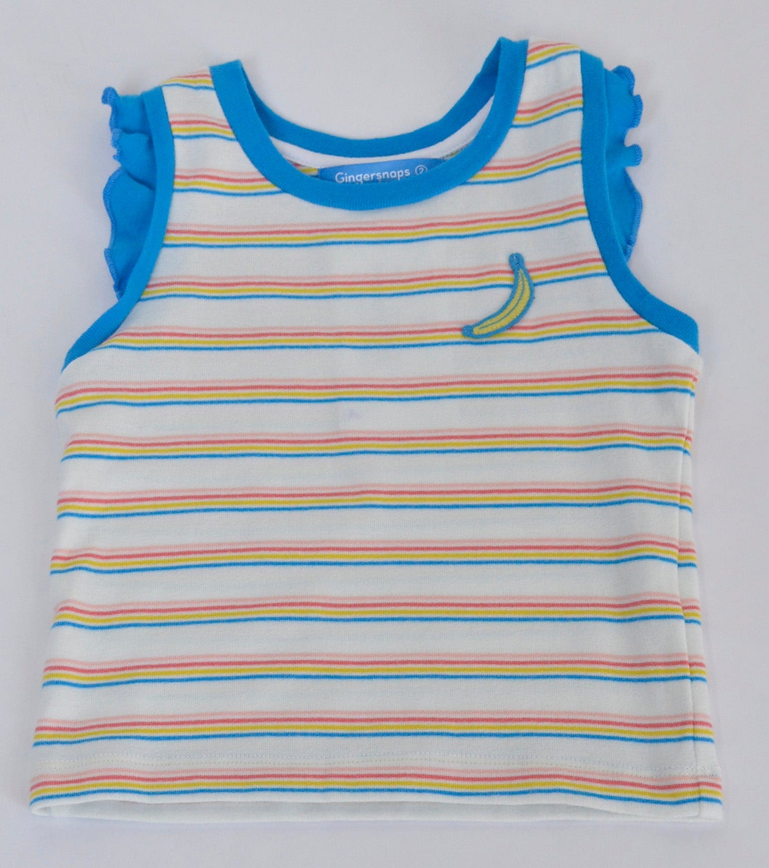 جينجرسنابس بلوزة كت مخطط بالعرض بناتي متعدد الألوان