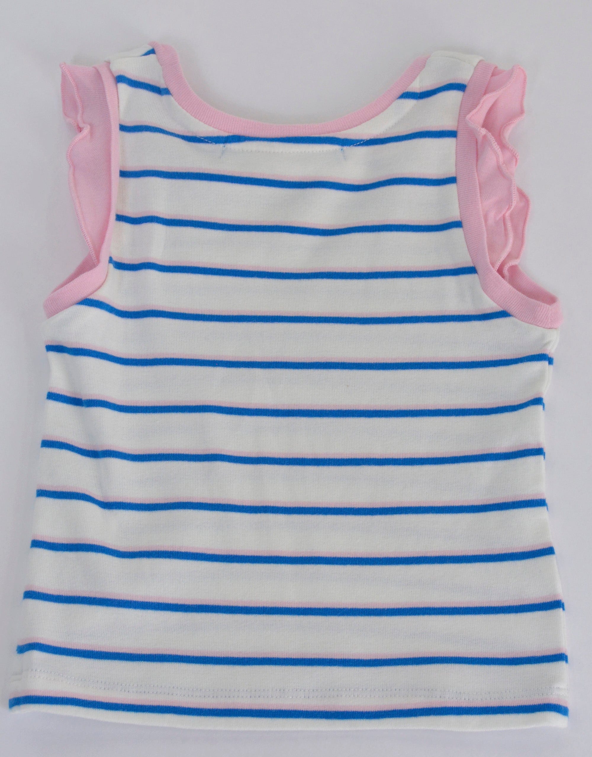 جينجرسنابس بلوزة كت مخططة بالعرض بناتي متعدد الألوان