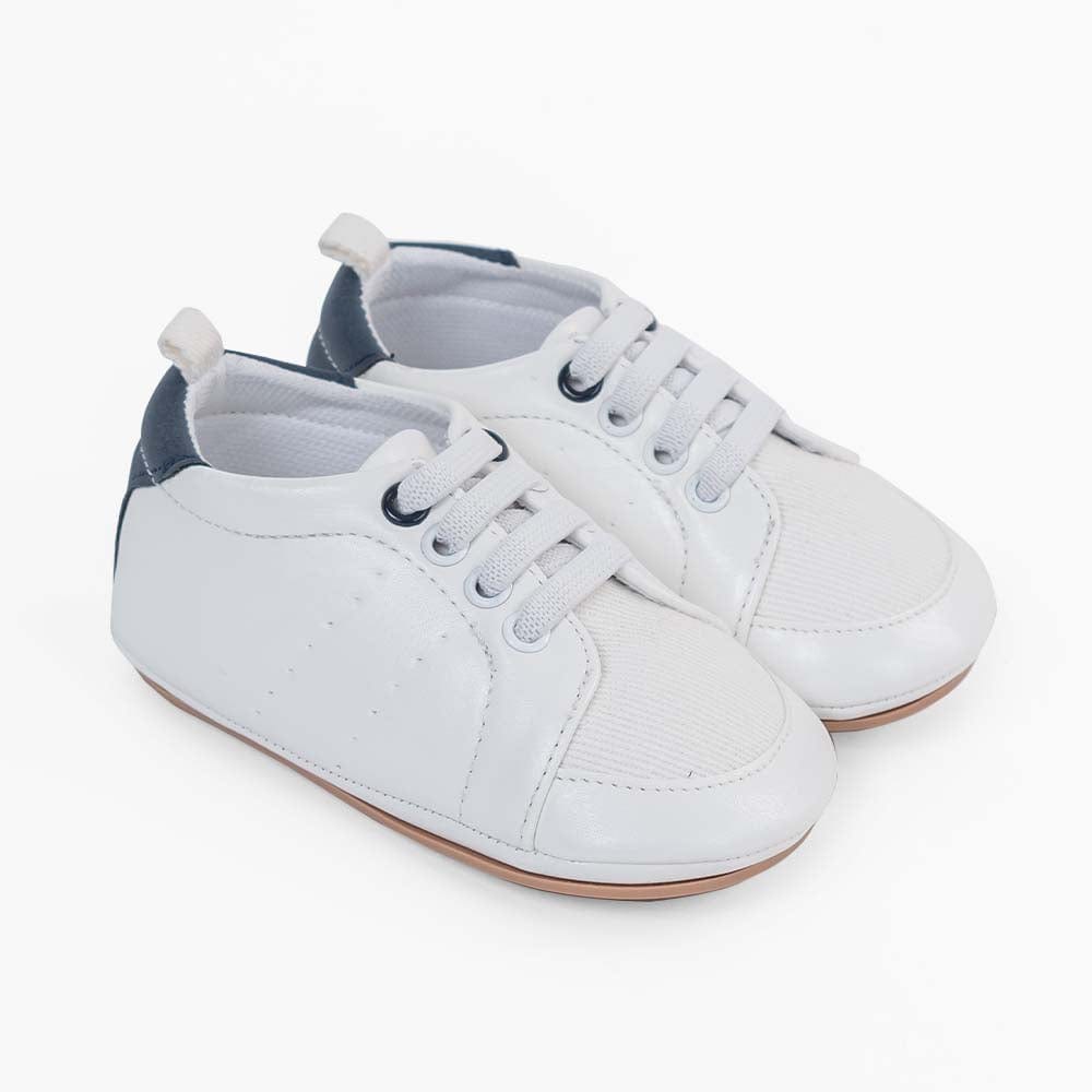 جينجرسنابس حذاء ولادي رضع رياضي سادة ابيض / ازرق