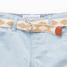 جينجرسنابس شورت قصير بجيوب ولادي رضع أزرق فاتح