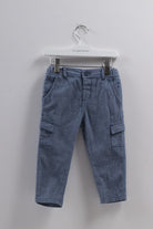 جينجرسنابس بنطلون اطفال رضع ولادي بجيوب أمامية وجانبية أزرق