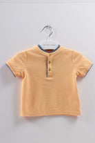 جينجرسنابس تيشيرت بولو ربع رقبة برتقالي فاتح