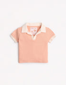 جينجرسنابس تيشيرت بولو بياقة لون مختلف أحمر بنفسجي