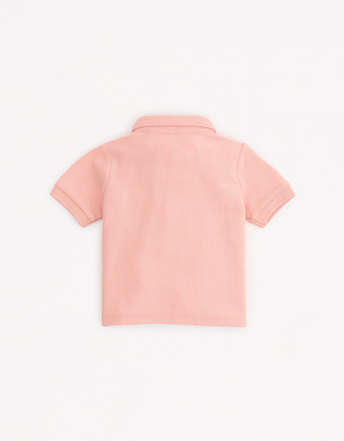 جينجرسنابس تيشيرت بياقه بولو أولادي مزين بتطريز علي الجيب أحمر بنفسجي