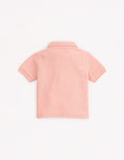 جينجرسنابس تيشيرت بياقه بولو أولادي مزين بتطريز علي الجيب أحمر بنفسجي