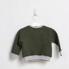 جينجرسنابس بلوفر ولادي مضلع سادة كم طويل أخضر