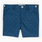 جينجرسنابس شورت منقط بجيوب جانبية ولادي رضع أزرق غامق