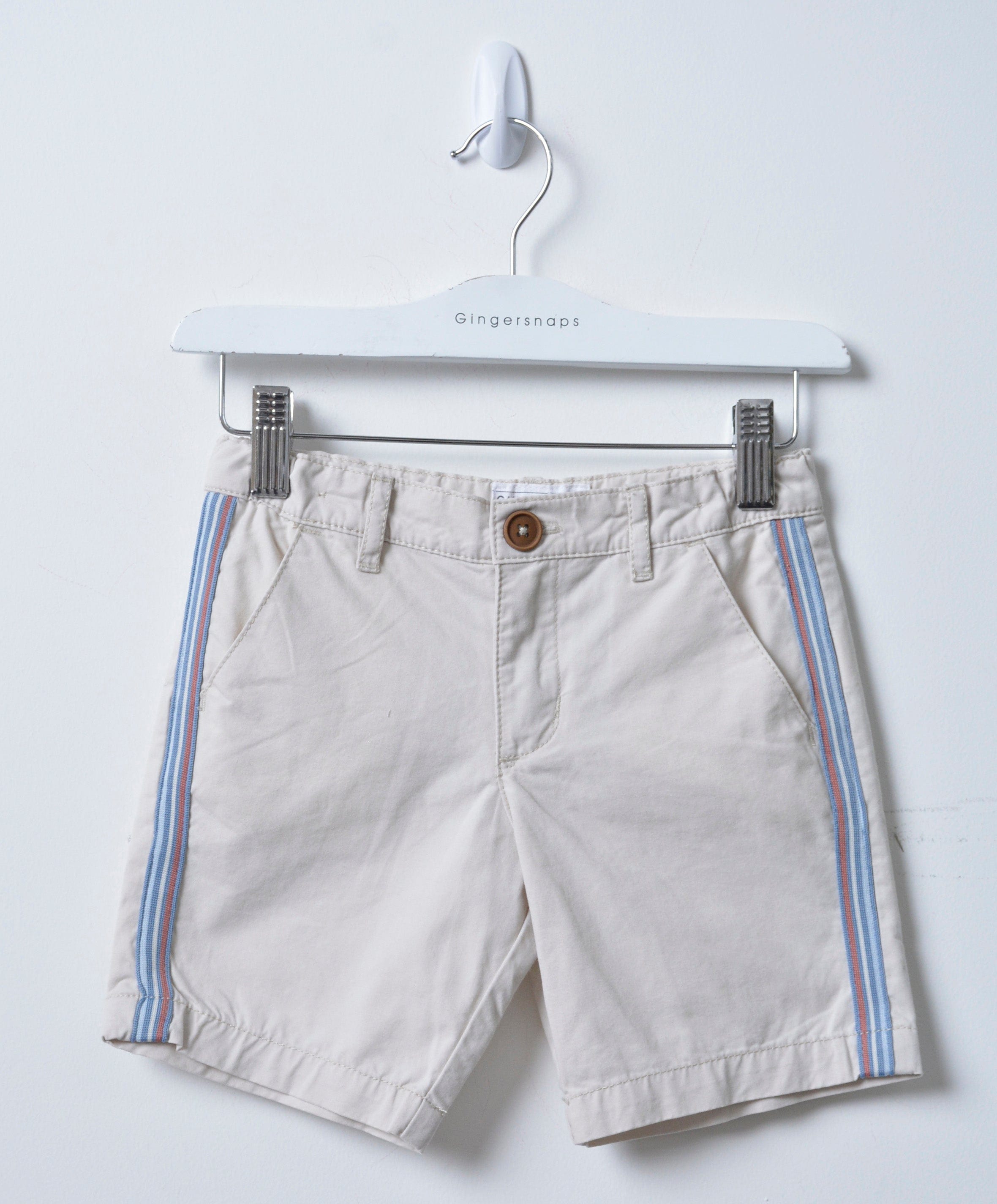 جينجرسنابس شورت سادة مخطط بالطور رضع ولادي قمري