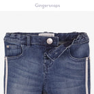 جينجرسنابس شورت جينز اطفال أولادي رضع قصير أزرق/سط