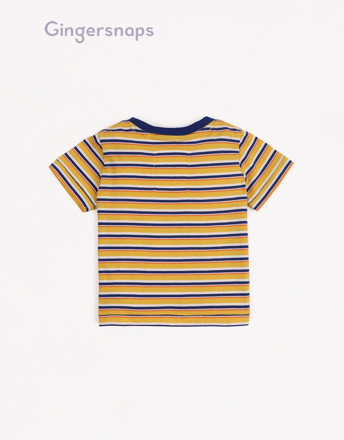 جينجرسنابس تي شيرت ولادي بنمط مخطط للرضع متعدد الألوان