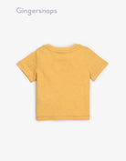 جينجرسنابس تي شيرت بيبي أولاد بطبعة شمس ذهبي