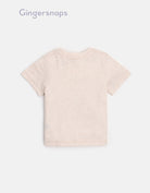 جينجرسنابس تي شيرت بيبي أولاد بطبعة منظر طبيعي البيج