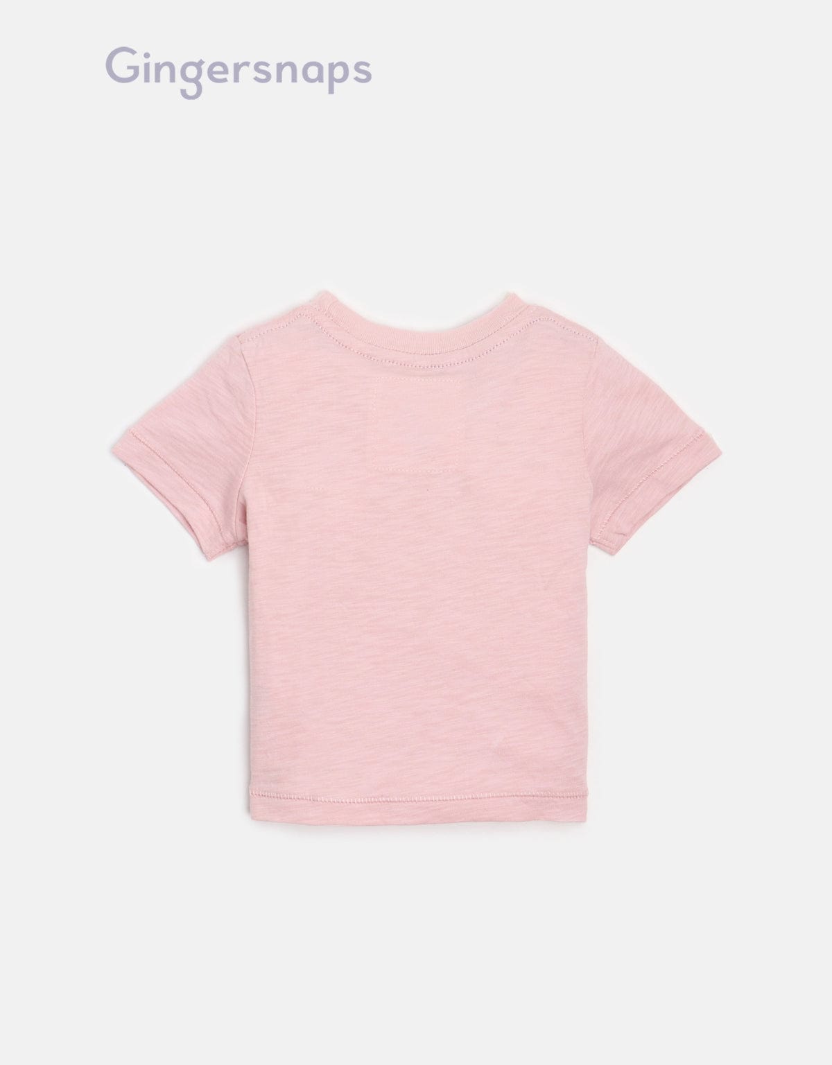 جينجرسنابس تي شيرت بيبي أولاد بطبعة نخل وماء وردي