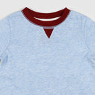 جينجرسنابس تي شيرت رضع ولادي صيفي بحواف مطرزة أزرق