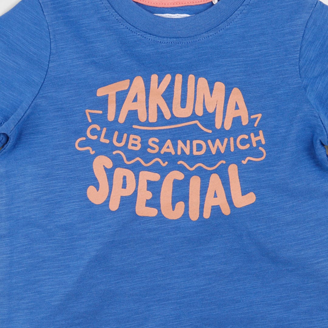 جينجرسنابس تي شيرت ولادي للرضع بطبعة كتابة من الأمام ريفيرا