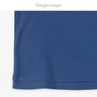 جينجرسنابس تي شيرت ولادي للرضع سادة بجيب أزرق وردي