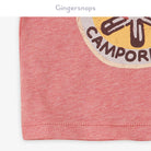 جينجرسنابس تي شيرت ولادي للرضع مطبوعة بياقة دائرية أحمر