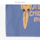 جينجرسنابس تي شيرت ولادي للرضع بطبعة عصفورة فيروزي