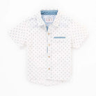 جينجرسنابس قميص منقوش بولو ولادي رضع أوف وايت / أزرق