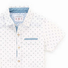 جينجرسنابس قميص منقوش بولو ولادي رضع أوف وايت / أزرق