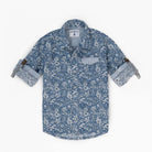 جينجرسنابس قميص رضع ولادي مشجر بأكمام طويلة متعدد الألوان