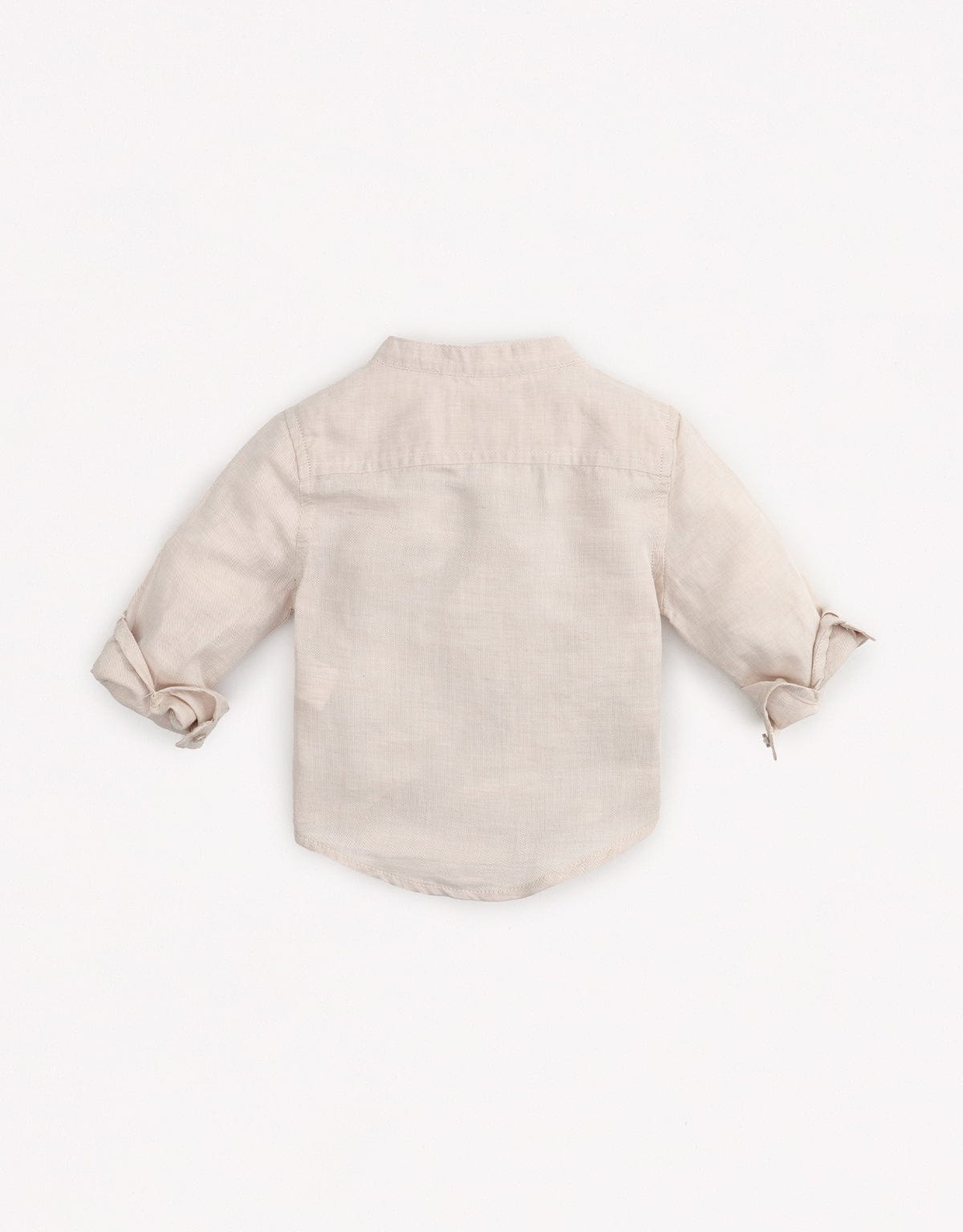 جينجرسنابس قميص سادة بأزرار أمامية كم طويل رضع أولادي بيج