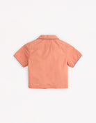 جينجرسنابس قميص بيبي ولادي سادة بحواف ملونة أحمر بنفسجي